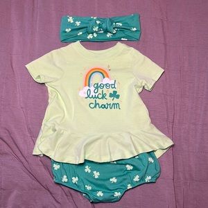 Baby girls St Patrick’s Day outfit